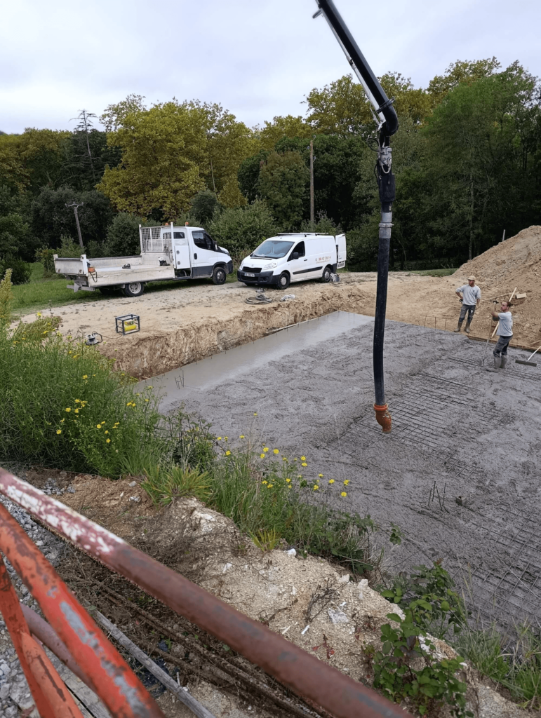 coulage-radier-fondation-maison-sismo